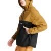 Pullover Windbreaker Jacket “Brown Black”