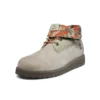Richmont Ridge Roll Top Wide-Fit Boots “Beige Green Red Camouflage”