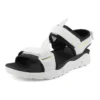 Ripcord Double-Strap Sandals “White”