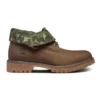 Roll Top Boots Basic “Brown Green Camouflage”