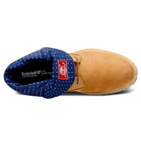 Roll Top Wide Fit Boots Basic “Wheat Blue”