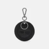 Round 2-Sided Leather Key Ring Round 2-Sided Leather Key Ring