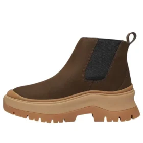 Roxie Lane Chelsea Boot “Dark Brown Nubuck”