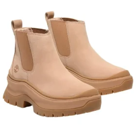 Roxie Lane Chelsea Boot “Light Beige Nubuck”