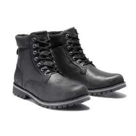 Rugged Waterproof II 6 Inch Boots “Black Full Grain”