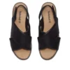 Safari Dawn Backstrap Sandal “Black Full Grain”