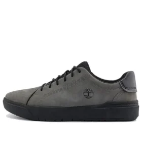 Seneca Bay Leather Sneaker “Dark Grey”