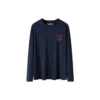 Shoe Logo Long Sleeves T-Shirt “Navy Pink”
