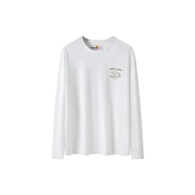 Shoe Logo Long Sleeves T-Shirt “White Yellow”