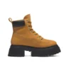 Sky 6 Inch Lace Up Boots “Wheat Nubuck”