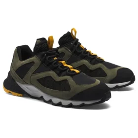 Solar Wave Leather Sneakers “Black”