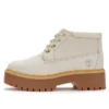 Stone Street Mid Lace Up Waterproof Boots “White Nubuck”