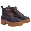 Stone Street Platform “Dark Blue Full Grain”