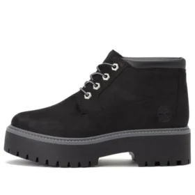 Stone Street Premium Platform Waterproof Chukka Boots “Black Nubuck”