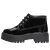 Stone Street Waterproof Platform Boot “Black Patent Leather”