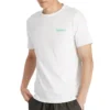 Timberland Back Printing Short Sleeve Round Neck White