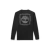 Timberland Casual Printing Round Neck Long Sleeves Black