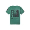 Timberland Casual Round Neck Printing Short Sleeve Dark Green