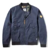 Timberland Logo Pocket Zipper aviator Jacket Blue