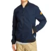 Timberland Logo Pocket Zipper aviator Jacket Blue