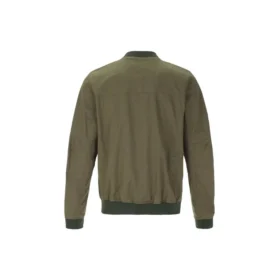 Timberland Logo Pocket Zipper Jacket Forest Green