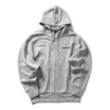 Timberland Logo Printing hooded Zipper Gray