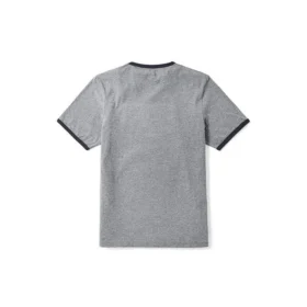 Timberland Logo Printing Short Sleeve Gray