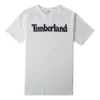 Timberland Logo Printing Short Sleeve White