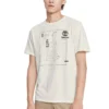 Timberland Pattern Printing Short Sleeve White