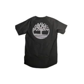 Timberland Round Neck Printing Short Sleeve Black