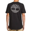 Timberland Round Neck Printing Short Sleeve Black