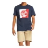 Timberland Round Neck Printing Short Sleeve Blue