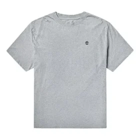 Timberland SS20 Casual Round Neck Printing Short Sleeve Gray