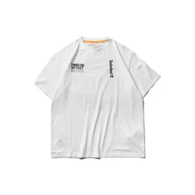 Timberland SS20 Slogan Printing Short Sleeve White