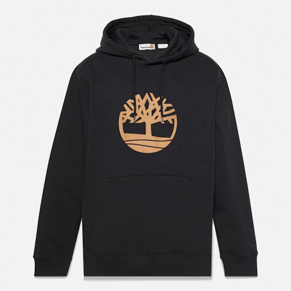 Timberland Tree Logo Hoodie – Black/Wheat Timberland Tree Logo Hoodie – Black/Wheat