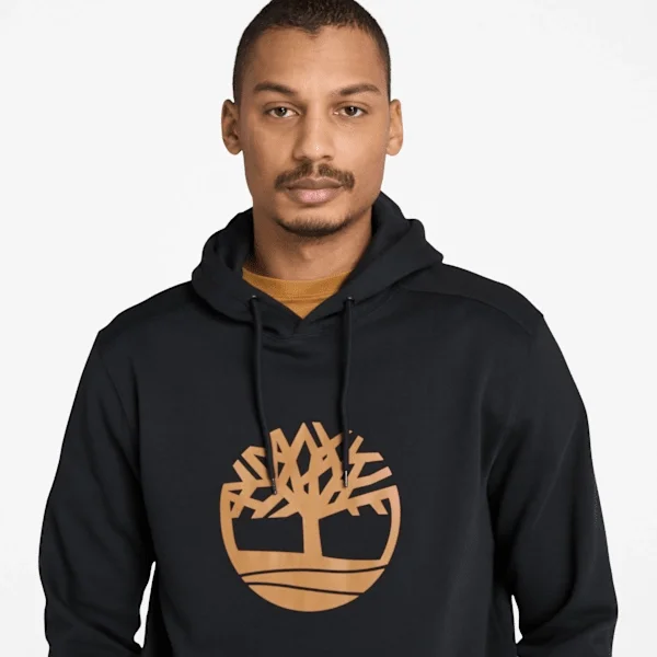 Timberland Tree Logo Hoodie – Black/Wheat Timberland Tree Logo Hoodie – Black/Wheat