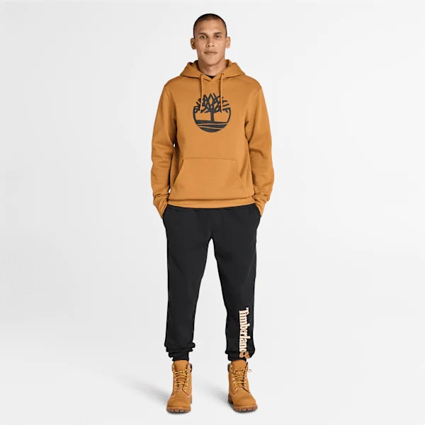 Timberland Tree Logo Hoodie – Wheat/Black Timberland Tree Logo Hoodie – Wheat/Black