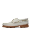 Timberland x Aim Leon Dore Three Eye Lug Hand Sewn Boat Shoes “Off White”