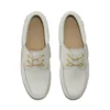 Timberland x Aim Leon Dore Three Eye Lug Hand Sewn Boat Shoes “Off White”
