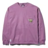 Timberland x Billionaire Boys Club”s Bee Line Pocket Long Sleeves T-Shirt “Purple”