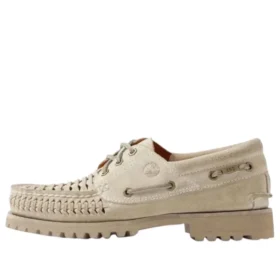 Timberland x END. Authentic 3-Eye Boat “White”