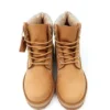 Timberland x Jimmy Choo 6 Inch Crystal Boots “Wheat Nubuck with Crystals”