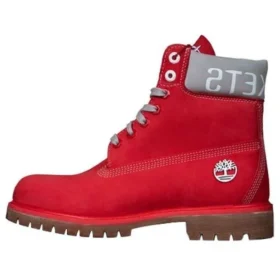 Timberland X NBA Houston Rockets 6 Inch Premium Boot “Red Nubuck”