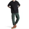 Timberland Yellow Pattern Cargo Round Neck Short Sleeve Black