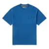 Timberland Yellow Pattern Cargo Round Neck Short Sleeve Blue