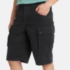 Twill Cargo Shorts “Black”