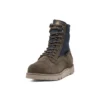 Vibram Waterproof Leather and Fabric Boots “Olive Green Suede”