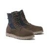 Vibram Waterproof Leather and Fabric Boots “Olive Green Suede”