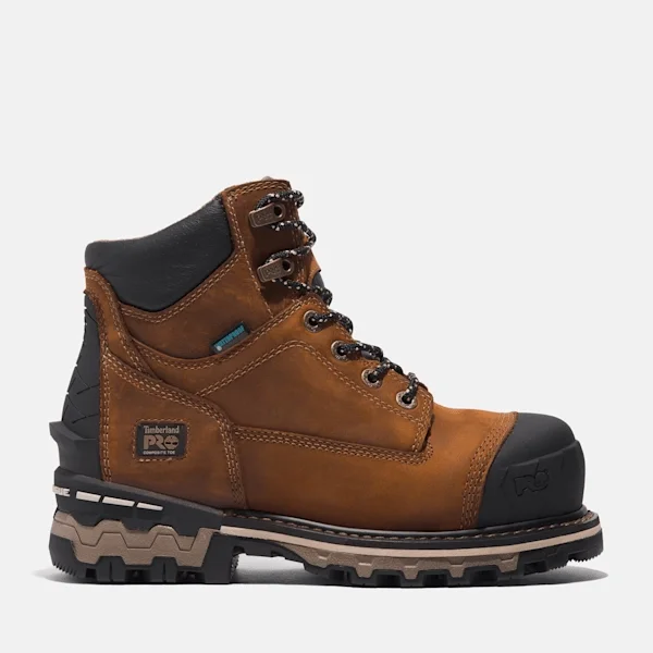 Women’s Boondock 6-Inch Composite Toe Work Boots – Brown Women’s Boondock 6-Inch Composite Toe Work Boots – Brown