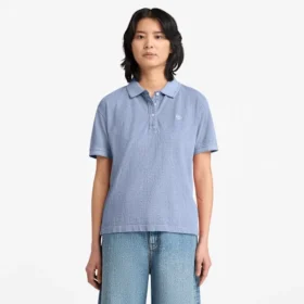 Women’s Garment Dyed Short-Sleeve Pique Polo Women’s Garment Dyed Short-Sleeve Pique Polo